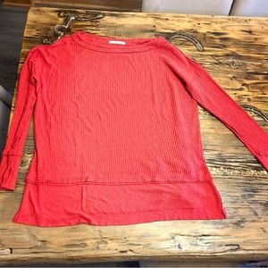 Free People Waffle top
